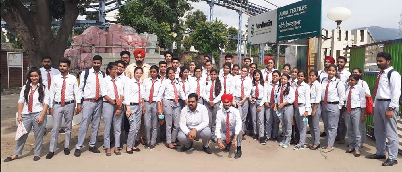 Industrial Visit to VardhmanAuro Textile, Baddi 