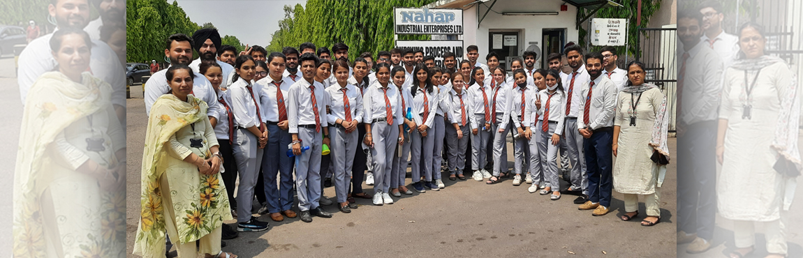 Industrial Visit to Nahar Industrial Enterprises Limited, Lalru 