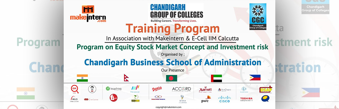 Workshop on Equity Stock Market Concept and Investment Risk (Makeintern ECELL IIM Calcutta)  (14th & 15th December, 2021) 