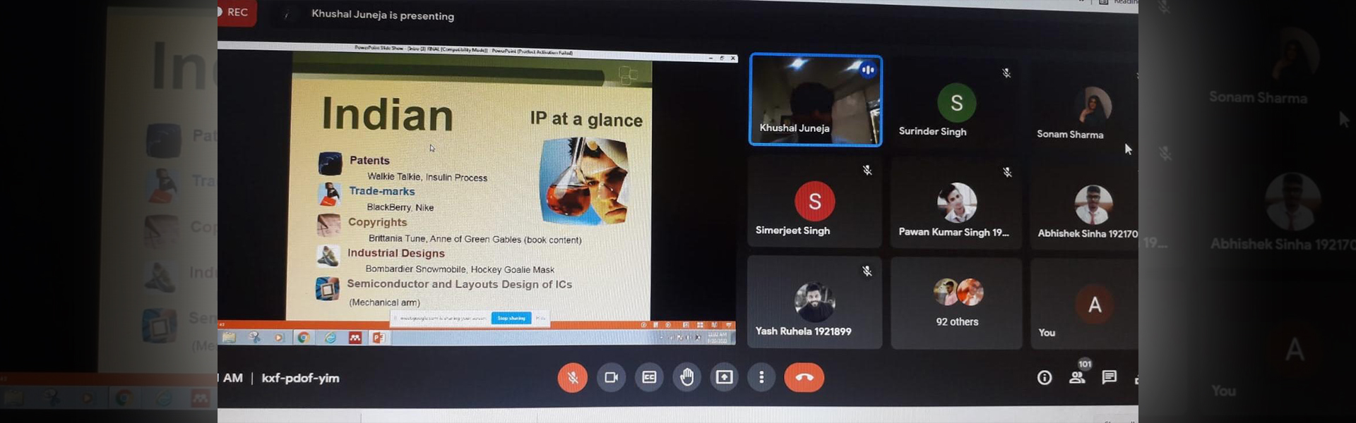 Department of Research and Innovation, CGC and ACIC RISE Association IPR Awareness Programme 
