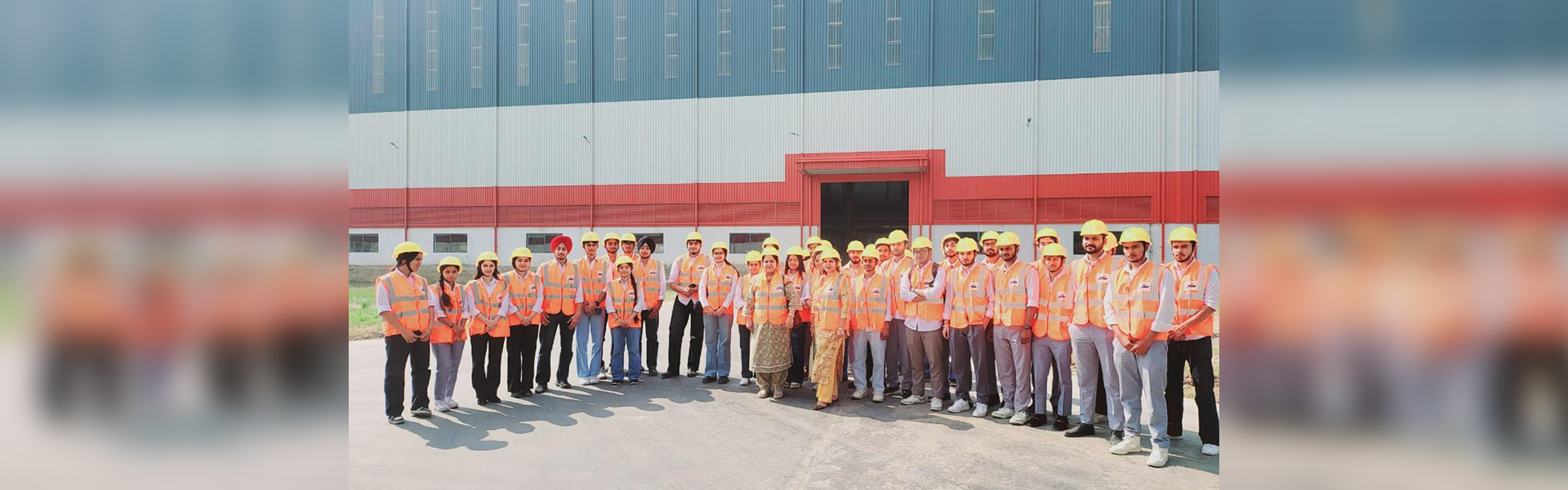 INDUSTRIAL VISIT TO JSW VALLABH PVT LTD, RAJPURA, PUNJAB 