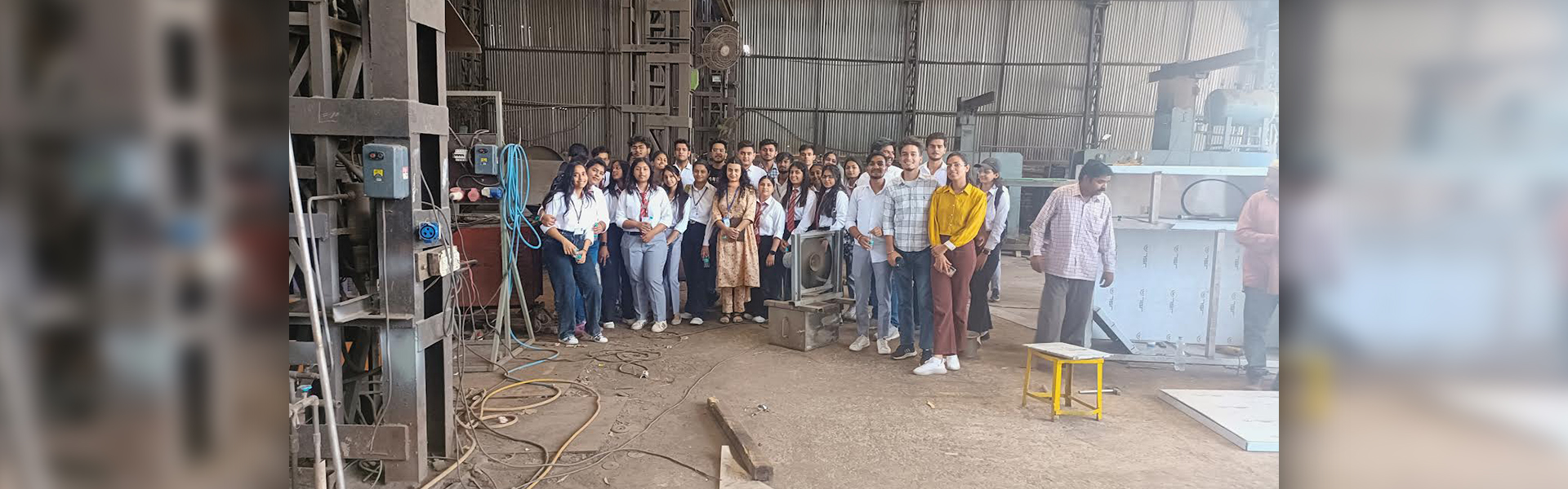 INDUSTRIAL VISIT TO  MRF CENTRE, MC INDUSTRIAL AREA CHANDIGARH 