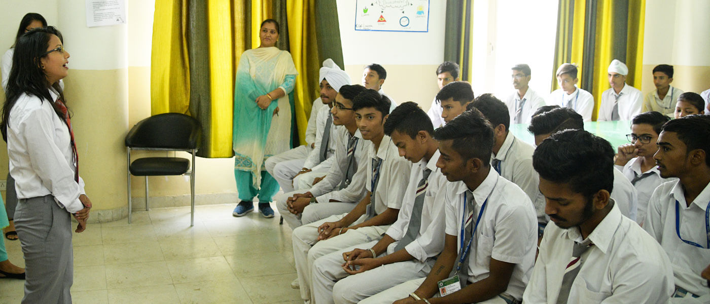 MBA & Commerce Department Pre-Parivartan Activity on Personality Development 