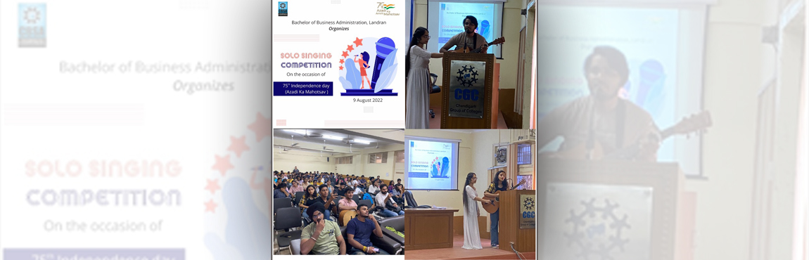 Solo Singing Competition” on 75th Independence Day Celebration 