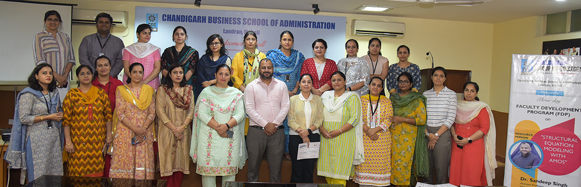 Three days Faculty Development Programme  on  “Structural Equation Modeling - With AMOS 