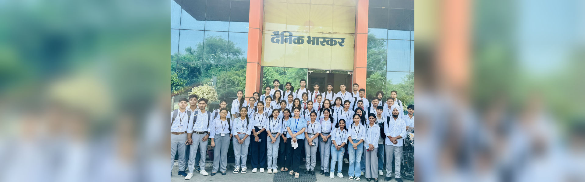 INDUSTRIAL VISIT TO DAINIK BHASKAR, SIRHIND 