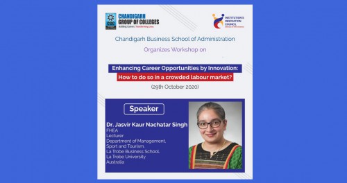 Workshop on Enhancing Career Opportunities by Innovation: How to do so in a crowded labour market?