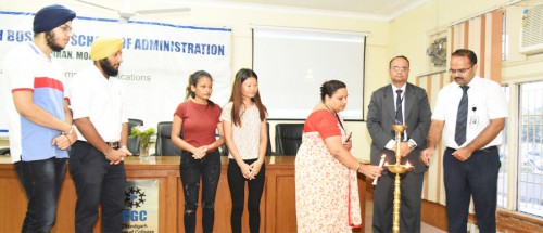 Department Commerce Orientation Programme  M.Com. &BBA (SIM) On 1st August, 2019