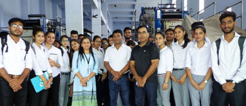MBA Department  Industrial Visit to Business Standard, Panchkula On  27th July, 2019