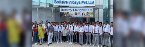 Industrial Visit to “Solitaire Infosys Pvt. Ltd.”