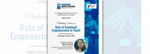 Mentoring session on “Role of Emotional Empowerment in Youth”