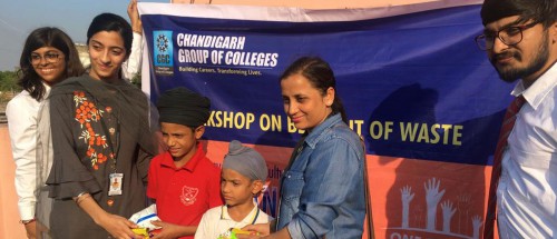 MBA & Commerce Department Pre-Parivartan Activity on “Best Out of Waste”